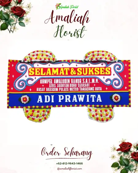 Papan Bunga Ucapan Selamat Punduh Pidada